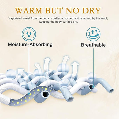 YOUR MOON Luxurious All Season Wool Comforter Twin Size, 100% Natural Australian Wool Filling, Hypoallergenic Comforter Duvet Insert, Noiseless Cotton Shell, Medium Weight (Silver Gray)