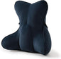 Lumbar Support Pillow – Multi-Functional Ergonomic Back Cushion for Office Chair, Car Seat & Sofa, Reading Pillow with Firm Multi-Zone Support to Relieve Lower Back Pain,Teal Blue