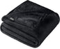 Bare Home Fleece Blanket - Twin/Twin Extra Long - Ultra-Soft Lightweight for Bed, Sofa, and Couch - Luxury Microplush - Cozy Warm Blanket (Twin/Twin XL, Black)