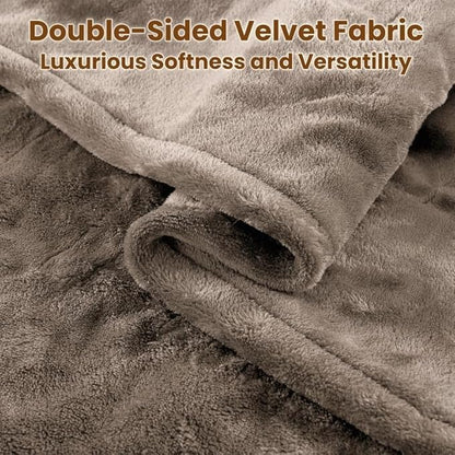 Bearhug Electric Blanket Full Size 77x84 Inches, Heated Blanket with 10 Heat Settings & 0.5-12H Auto Shut-Off, Machine Washable Heating Blanket, Ultra-Soft Gift Idea for Christmas