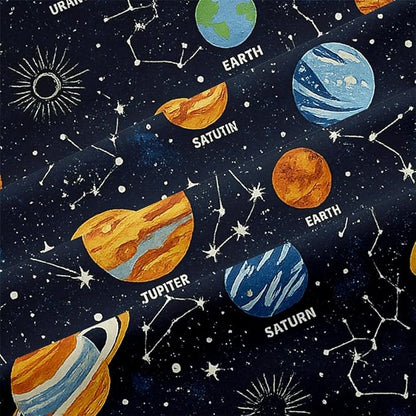 Space Boys Teens Duvet Cover Sets King Size, Black Galaxy Planet Comforter Cover,1 Duvet Cover 79x90 Inches and 2 Pillowcases 20x26 Inches (King,No Comforter)