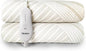 Electric Heated Mattress Pad Twin Size Single Control Bed Warmer, Deep Pocket, 10-Hour Auto Off, Machine Washable, 3D Air Layer Fabric, 39"x75", Gold