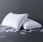 ELNIDO QUEEN Goose Feather Down Pillows King Size Set of 2，Luxury Hotel Collection Bed Pillows for Sleeping， Down Surrounded Pillows 2 Pack, Soft ＆ Fluffy for Side, Back Sleepers 20x36 in