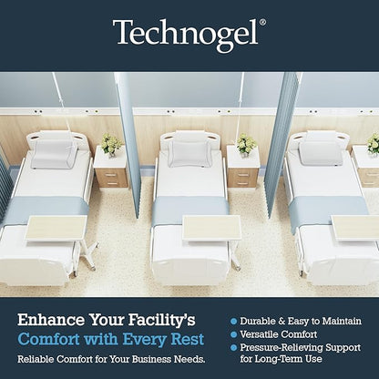 Technogel Deluxe Cooling Gel Pillow - Patented Cooling Technology, Odorless Memory Foam – Breatable Ergonomic Support for Side & Back Sleepers with Washable Cover, 5.5" (Thick)