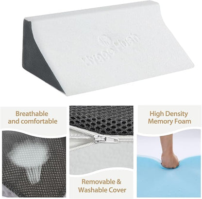 Side Wedge Pillow for Sleeping, Side Sleeper Body Back Positioners for Back Pain, Preventing Bedsores, After Surgery, Pregnancy Support, Ankle Support, Bed Wedge Pillow for Side Sleepers