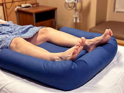 Bedsore Rescue Foot Bed Heel Flotation Protection Cushion | Support Feet, Ankles and Legs | Heel Protectors for Pressure Sores | Pressure Pads for Bed Sore | Elevated Foot Pillow for Sleeping