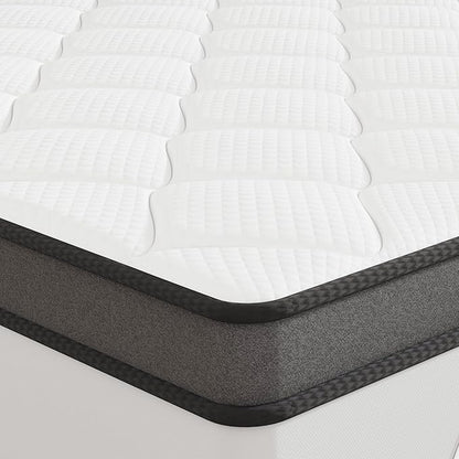ELEMUSE 3 Inch Twin Memory Foam Mattress Topper, High Density Gel Foam Bed Toppers with Cooling Pillowtop for Back Pain Relief, Medium Firm Mattress Pad for Comfort Body Support