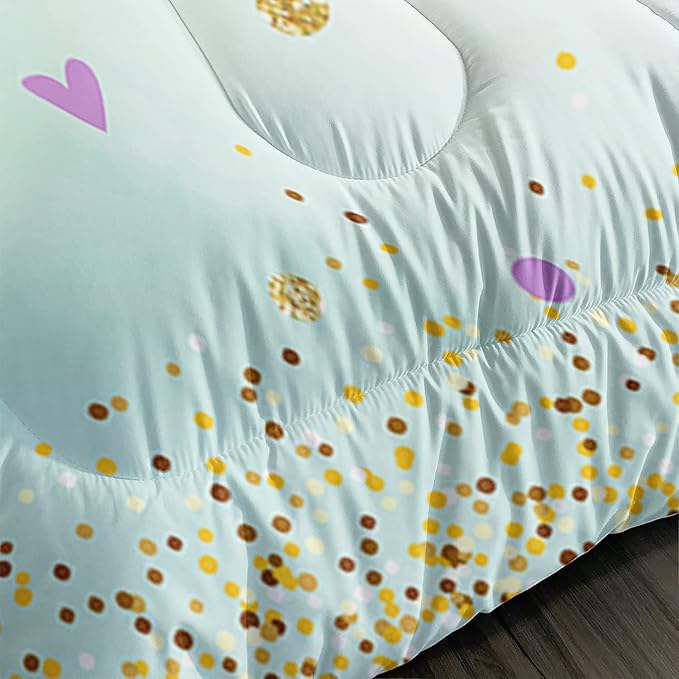 CVHOUSE Butterfly Bedding Set - King Size Comforter Set with 1 Comforter and 2 Pillow Cases - 3 Piece