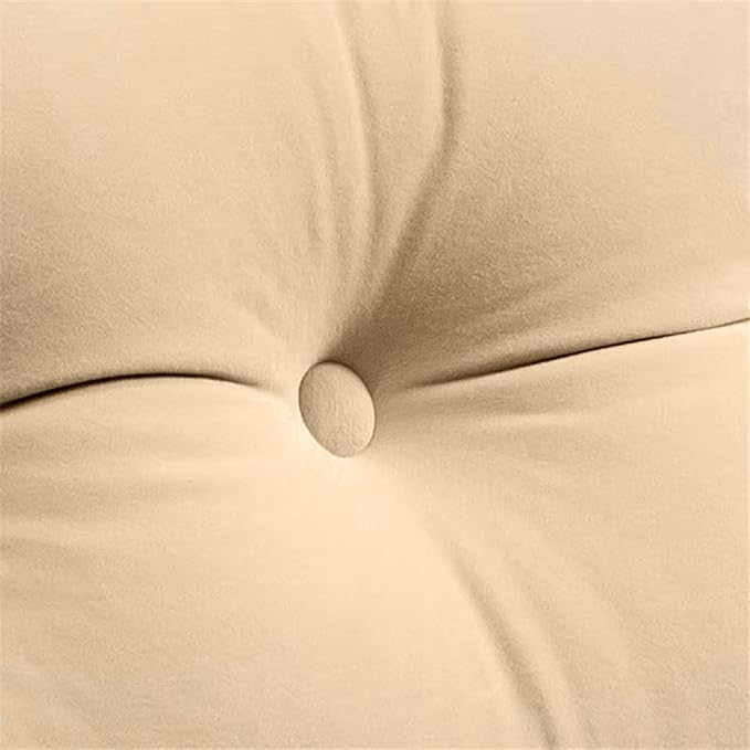 Triangular Reading Bed Rest Pillow Large Bolster Cushion Headboard Backrest Wedge Pillow with Removable Cover and Two Large Side Pockets (Beige, 47 x 8 x 20 inches)