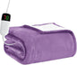 BOMOVA Heated Electric Blanket Twin Size- 62" x 84" Heating Blanket with 10 Heating Levels & 8 Hours Auto Off, Warm Flannel Blanket, Christmas Birthday Gifts for Women