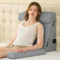 Sasttie Wedge Pillow Set for After Surgery, 3PCS Adjustable Bed Wedge Pillow Headboard with Memory Foam Neck Cushion – for Acid Reflux, Sleeping, Neck & Back Support, Dark Grey
