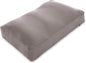 PILLOWY Premium Microbead Bed Pillow, Medium Extra Fluffy But Supportive - Ultra Comfortable Sleep with Silk Like Anti Aging Cover 85% Spandex/ 15% Nylon Breathable, Cooling Stone Gray