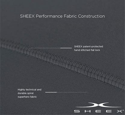 SHEEX Original Performance Cooling Pillowcases, Ultra-Soft Standard Pillowcase Set, 2 Cooling Pillow Covers, Carolina Blue