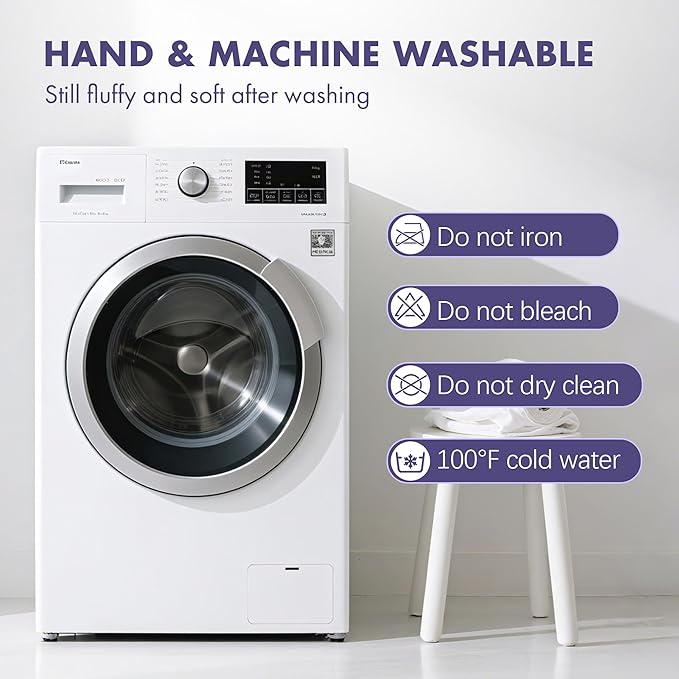King Size Heated Blanket 100" x 90" - Soft Warm Flannel Sherpa Electric Blanket with Dual Control, 5 Heating Levels & 10 Hours Auto Off, Washable Heated Blanket with Fast Heating (Purple)