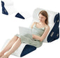 BDEUS 4pcs Orthopedic Bed Wedge Pillow Set for Sleeping, Memory Foam for Sleeping,Breathable Triangle Pillow Wedge, Post Surgery Memory Foam for Back, Leg Pain Relief, Sitting