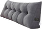 SAMTY Triangular Wedge Pillow headboard Full Size for Couch Large headboard Pillow with Removable Cover Back Rest Pillows for Sitting up in Bed
