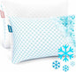 Nestl Cooling Pillow for Sleeping 2 Pack, Luxury Shredded Memory Foam Pillows Kids Size Set of 2, Adjustable Cold Gel Pillows for Hot Sleepers Supportive Kids Pillow for Side Back Stomach Sleepers