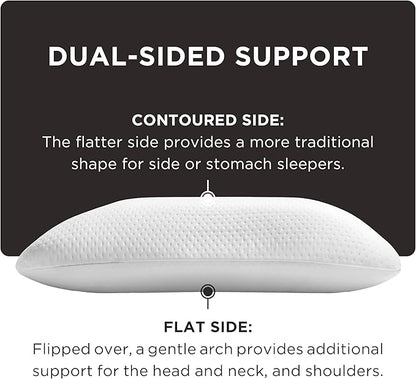 TEMPUR-Pedic TEMPUR-Symphony Pillow, Standard-2-Pack, Standard, White 2 Count