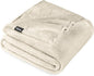 Bare Home Fleece Blanket - King Size - Ultra-Soft Lightweight for Bed, Sofa, and Couch - Luxury Microplush - Cozy Warm Blanket (King, Oyster)
