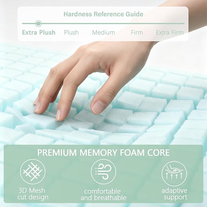 2 Pack Extra Soft Ice-Feel Cooling Pillows for Sleeping – Premium Standard Size Bed Pillows with Breathable Sponge-Fill Support, Ice-Fabric Cooling Pillow Set for Hot Sleepers