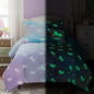 Kids Comforter Set Full Size for Girls, Glow in The Dark Unicorn Bedding Set 1 Comforter, 1 Decor Pillow, 2 Pillow Shams