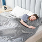 Electric Heated Blanket Twin Size 62”x84”,Soft Warmth Cozy with 5 Heating Settings 10 Hours Auto-Off, One Touch Operation, Easy Care, Machine Washable, Light Gray