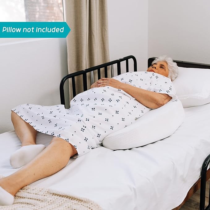Lunderg Comfort Focused Pillowcase Replacement for Bedsore Pillow Positioning Wedge - Premium Comfort Fabric - Pillow NOT Included