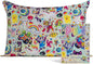 Kitsch x Lisa Frank Satin Pillowcase with Zipper for Hair & Skin, Softer Than Silk Pillow Cases, Wrinkle-Free, Smooth and Cooling Satin Pillow Covers Queen Size 19x26-The Fantastic World of Lisa Frank