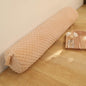 Roll Bolster Pillows for Bed Couch Full Body Pillows for Adults with Removable Cover-Round Neck Pillow for College Dorm 39 in Khaki
