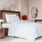 Duvet Cover Twin/Twin XL Size Set - Extra Soft Floral Duvet Cover 68 x 90 with 1 Pillow Sham - Comfy, Breathable Floral Bedding Set - Hotel Luxury & Fade Free with Zipper Closures & Ties - Sky Stripe