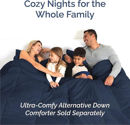 Queen 6 Piece Sheet Set - Comfy Breathable & Cooling - Ultra-Soft Hotel Luxury Bedding Set with 8-16 Inch Deep Pockets - 1 Flat & 1 Fitted Sheet & 4 Pillowcases - Wrinkle Free & Easy Care - Navy Blue