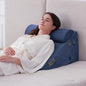 3PCS Wedge Pillow Set for After Surgery, Adjustable 9&12 Inch Bed Wedge Pillow for Sleeping, Incline Pillow Wedge for Headboard, Post Surgery, Acid Reflux, Neck&Back Support, Navy