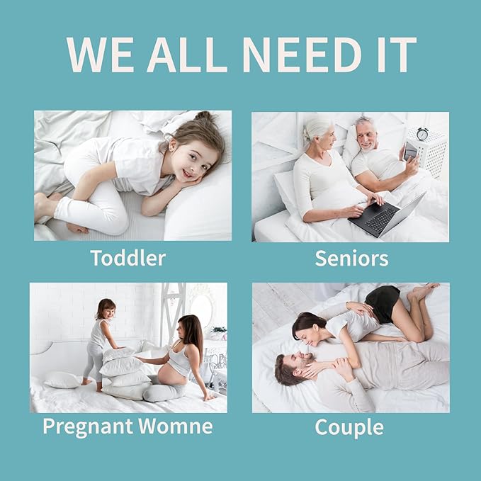 Queen Mattress Protector Waterproof- Washable Mattress Cover Queen Size Fitted Bed Pad Noiseless Plastic Protection Up to 18” Allergy Mattress Protector Soft&Breathable（White）