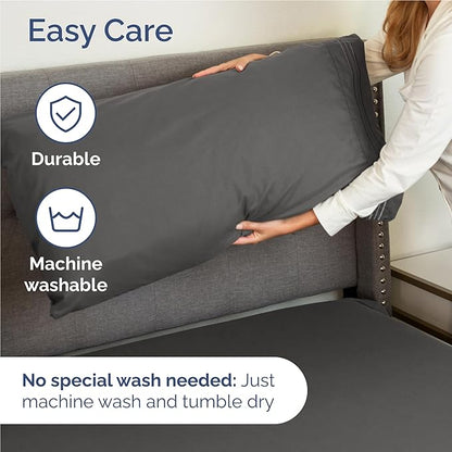 Twin XL Size 3 Piece Sheet Set - Comfy Breathable & Cooling Bed Sheets Set - Hotel Luxury Bedding for Women, Men, Kids, Teens, Boys & Girls - Deep Pockets, Soft and Wrinkle Free - Oeko-Tex - Charcoal