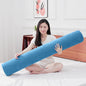 Body Pillow for Adults, Long Full Body Pillow for Side Sleepers and Pregnancy Support, High Resilience Cylindrical Bolster Pillow with Removable Washable Cover (60"x7.9", Cendre Blue)