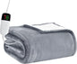 BOMOVA Heated Electric Throw Blanket - 50" x 60" Heating Blanket with 10 Heating Levels & 8 Hours Auto Off, Warm Flannel Blanket, Christmas Birthday Gifts for Women