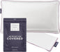 Lincove 100% Cotton Sateen Pillow Protector Cover - Zipper Pillow Cover - 500 Thread Count Luxury Cotton - Zippered Dust Pillow Protector Bed Pillow Case, King, 20”x36”
