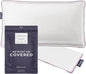 Lincove 100% Cotton Sateen Pillow Protector Cover - Zipper Pillow Cover - 500 Thread Count Luxury Cotton - Zippered Dust Pillow Protector Bed Pillow Case, King Size, 20”x36” – 2 Pack