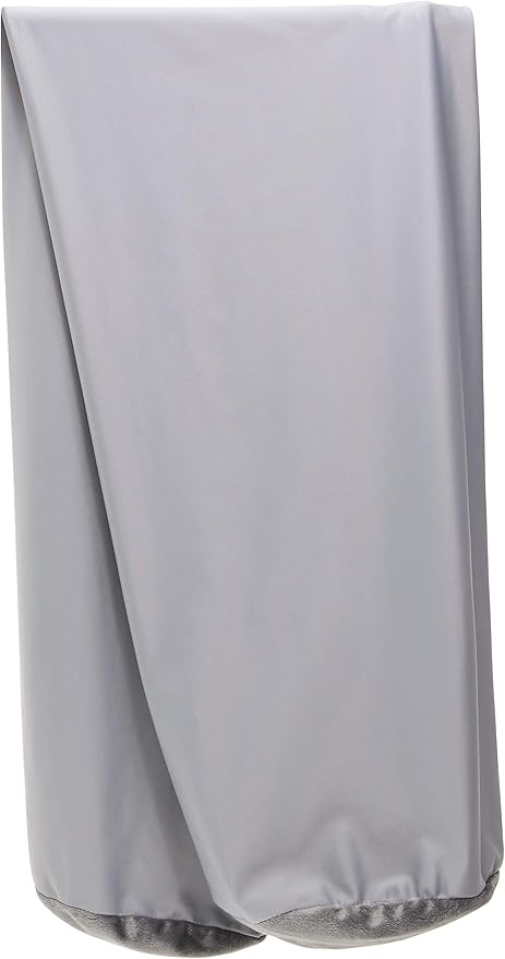 Case Only - Body Pillow Cover Stylish Silky Super Soft - 85% Spandex/ 15% Nylon, Beauty - Anti Wrinkle, Anti Aging Prevention - Breathable Pillowcase Design - Gentle on Hair Size 48 X 8, Dark Grey