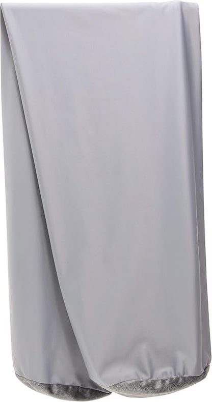 Case Only - Body Pillow Cover Stylish Silky Super Soft - 85% Spandex/ 15% Nylon, Beauty - Anti Wrinkle, Anti Aging Prevention - Breathable Pillowcase Design - Gentle on Hair Size 48 X 8, Dark Grey