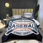 Bodhi Kids Comforter Set Queen,Sports Boys Comforter Set,Baseball Comforter Set Queen,Boys Baseball Bedding Set for Kids,Teen Boy Comforter Bedding Set Queen with Pillowcases