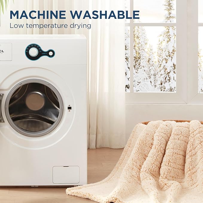 Westinghouse Electric Blanket Full Size, Soft Plush Sherpa Heated Blanket with 10 Heating Levels & 1-12 Hours Auto-Off, Machine Washable, 80x84 inches, Yellow