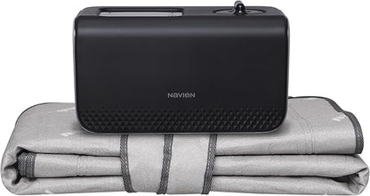 EQM 582, Queen – EMF-Free Water Heated Mattress Pad Warmer – Dual Temperature Control – WiFi Enabled & Eco-Friendly – Helps Soothe & Relieve Stress, Muscle Soreness, & Tension