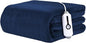 Electric Heated Blanket 72"x84" Full Size - 4 Heat Levels, 10H Auto Shut Off, Ultra-Soft Coral Fleece Heated Blanket with Overheat Protection, Fast Heating, Machine Washable - Dark Blue