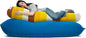 Yogibo Roll Long Full Body Pillow for Women and Men, Adults, for Back, Lumbar, Body Support, Side Sleeper, Maternity, Nursing, Pregnancy for Sleeping, Micro-Bead Filling, Rainbow Sunset