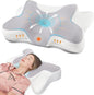 DONAMA Cervical Neck Pillow for Pain Relief,Odorless Contour Memory Foam Pillows with Cooling Pillowcase Cozy Sleeping, Orthopedic Ergonomic Bed Pillows for Side Back Stomach Sleepers