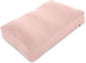 PILLOWY Premium Microbead Bed Pillow, Medium Extra Fluffy But Supportive - Ultra Comfortable Sleep with Silk Like Anti Aging Cover 85% Spandex/ 15% Nylon Breathable, Cooling Cream Peach
