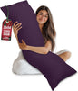 Utopia Bedding Full Body Pillow for Adults (Purple, 20 x 54 Inch), Long Pillow Insert for Sleeping, Ideal for Side Sleepers