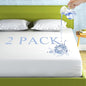 2 Pack Mattress Protector Twin XL Size 100% Waterproof Fitted Mattress Cover, Breathable Noiseless & Machine Washable Bed Cover Deep Pocket from 5" to 21", Bed Protector for Kids Adults