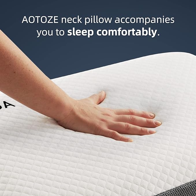 Best Firm Memory Foam Pillow, 28 x 15 x 4.5 inch, CertiPUR-US Certified, Breathable, Washable Pillowcase, 3-Year Warranty